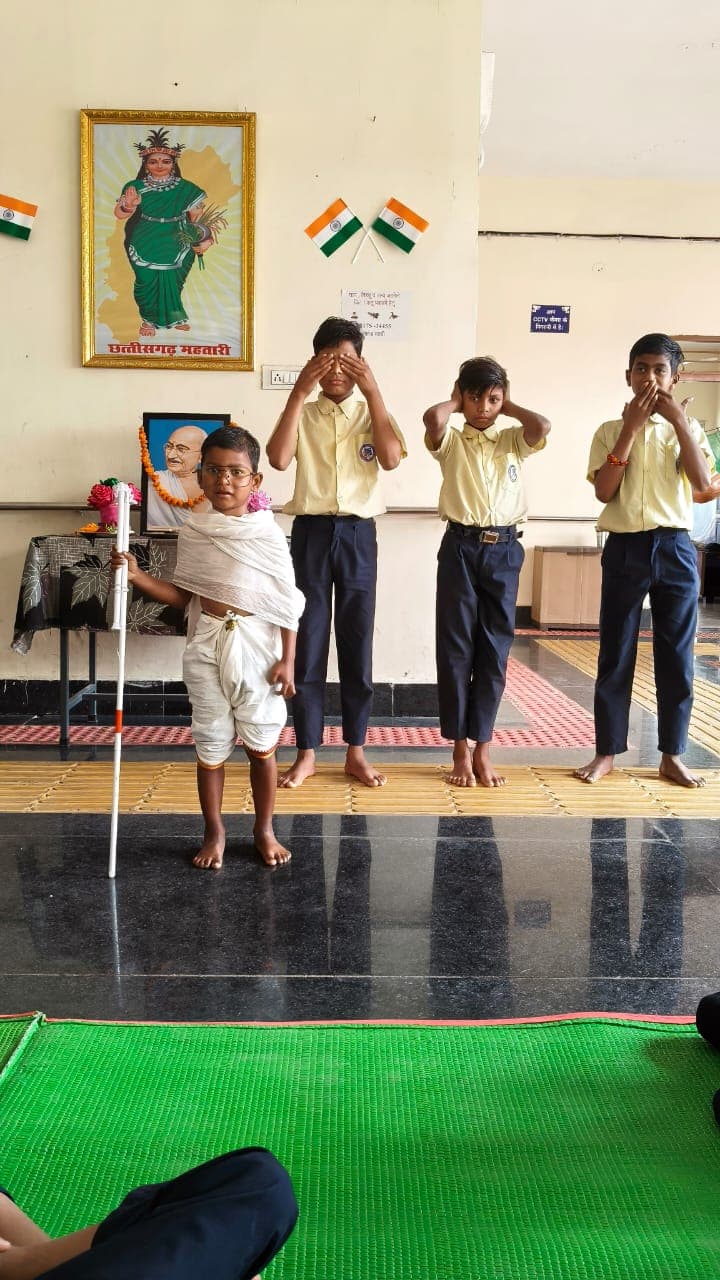 Students learning in a classroom at Umang Divyang School